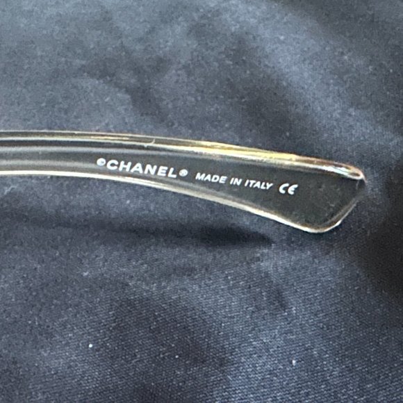CHANEL Double CC Vintage Rare Silver Rimless Sunglasses - Picture 9 of 13